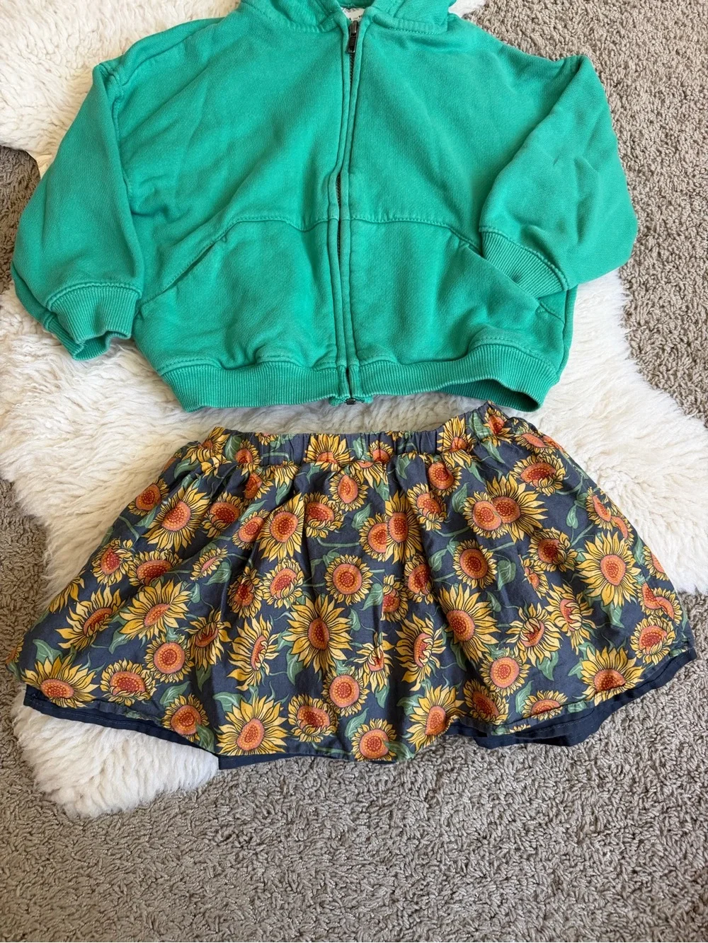 🌻 Zara Kids Hoodie Set | XS